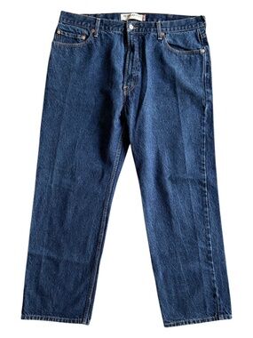 Vintage Y2K 2008 Levi’s 505 Regular Fit Jeans, 42x30 Dark Stonewash Indigo